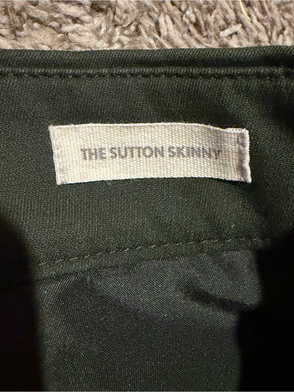 LOFT Olive Green Tailored Dress Pants - Picture 4 of 5